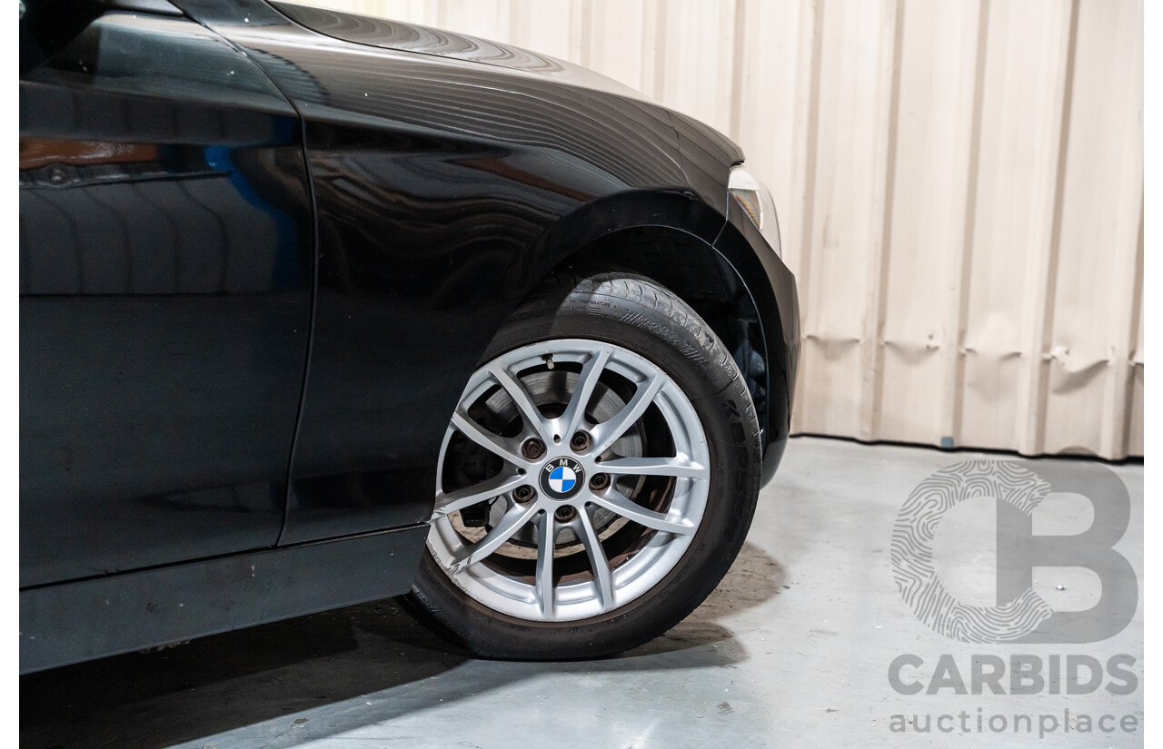 6/2013 BMW 116i F20 5d Hatchback Black Turbo 1.6L