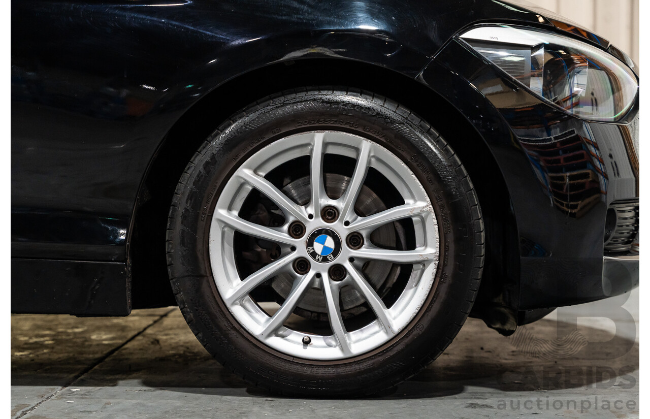 6/2013 BMW 116i F20 5d Hatchback Black Turbo 1.6L