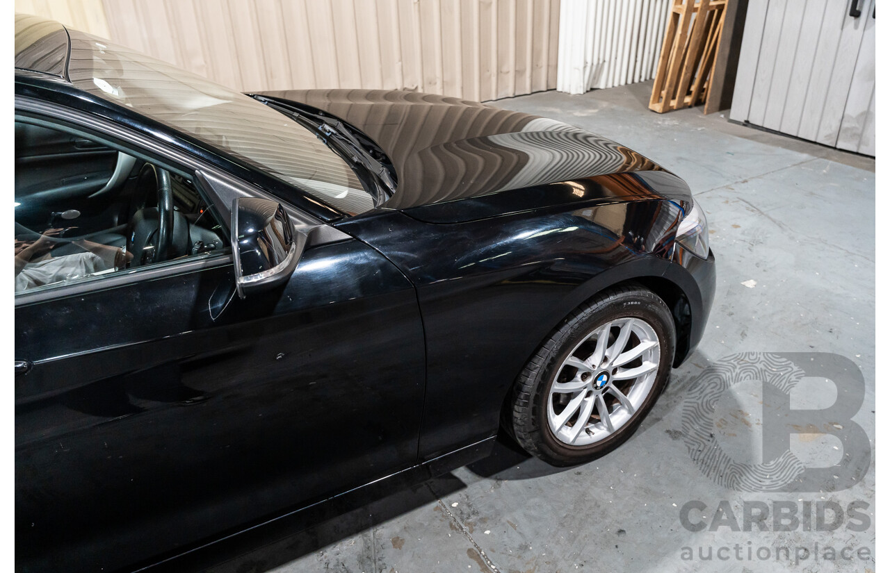 6/2013 BMW 116i F20 5d Hatchback Black Turbo 1.6L