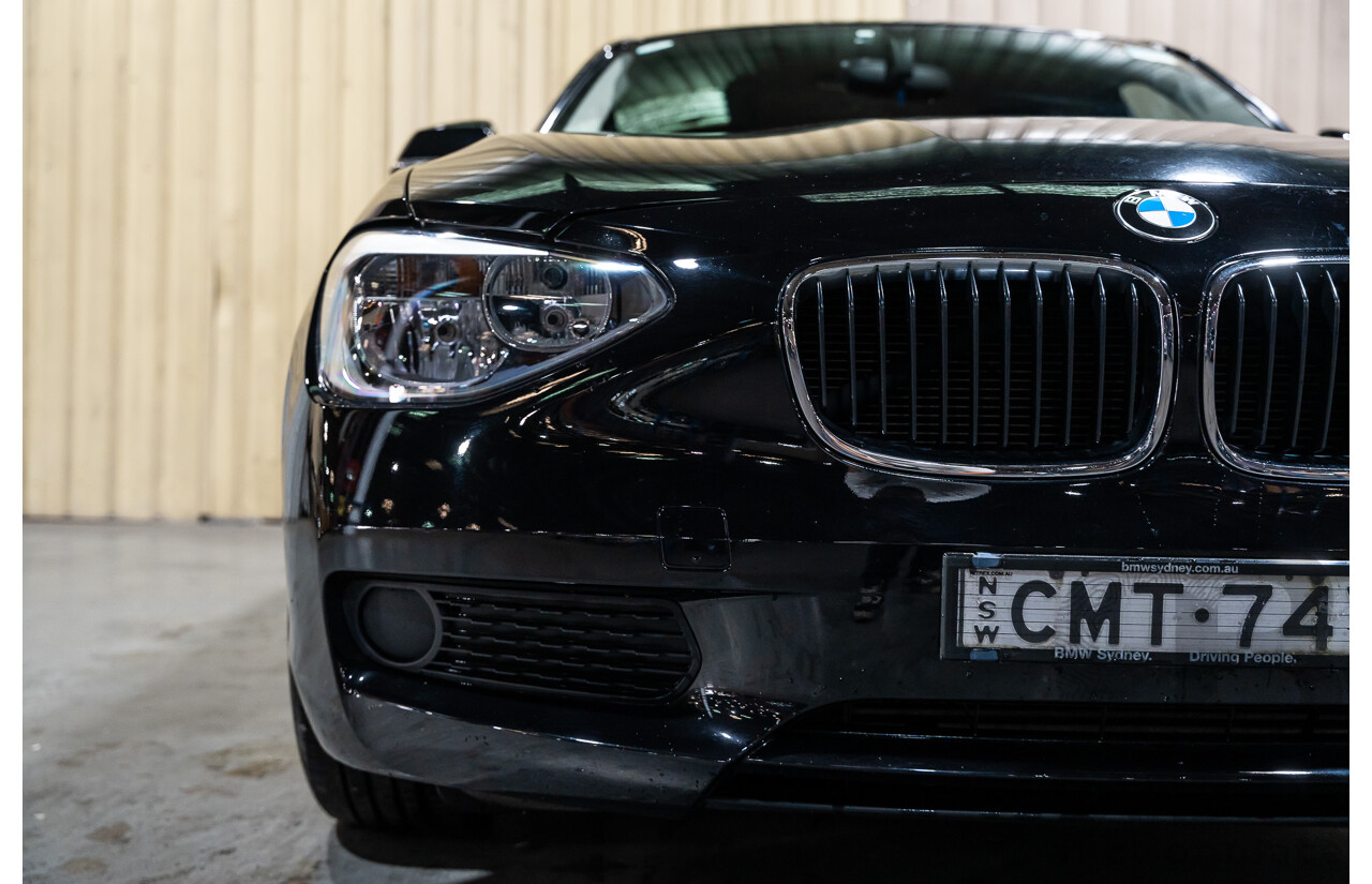 6/2013 BMW 116i F20 5d Hatchback Black Turbo 1.6L