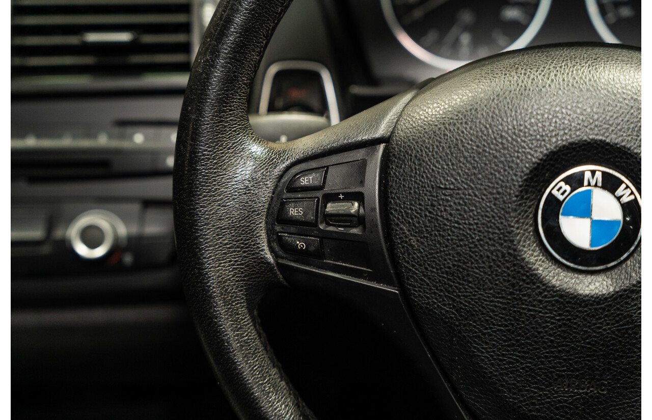 6/2013 BMW 116i F20 5d Hatchback Black Turbo 1.6L