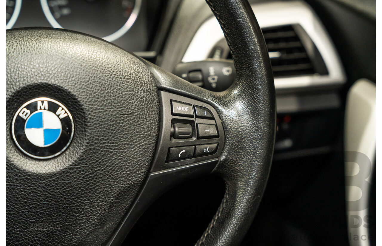 6/2013 BMW 116i F20 5d Hatchback Black Turbo 1.6L