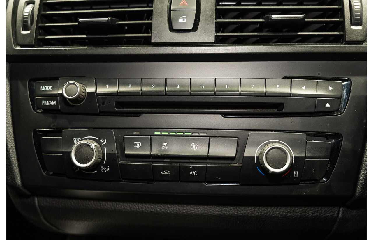 6/2013 BMW 116i F20 5d Hatchback Black Turbo 1.6L