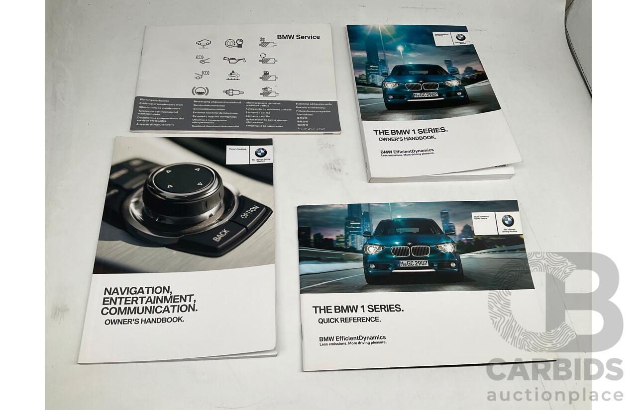 6/2013 BMW 116i F20 5d Hatchback Black Turbo 1.6L