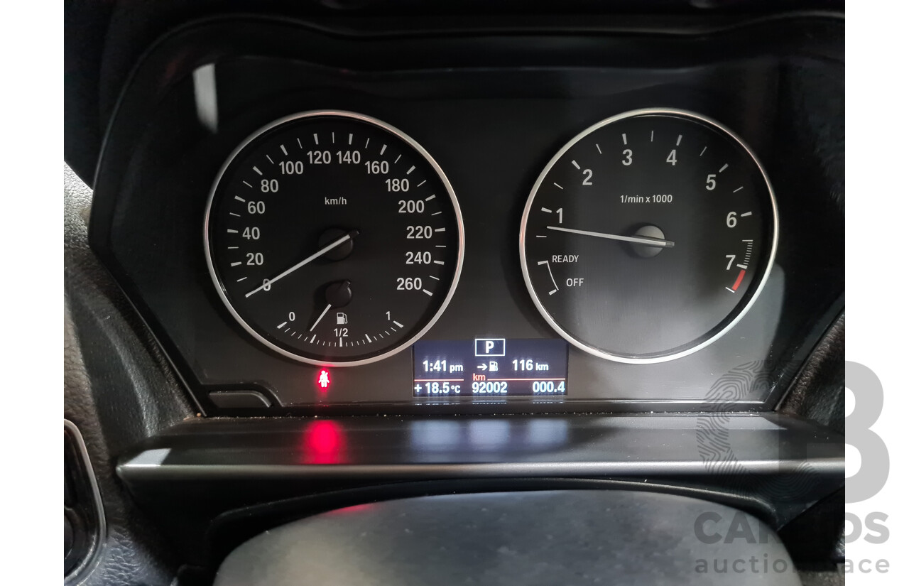 6/2013 BMW 116i F20 5d Hatchback Black Turbo 1.6L