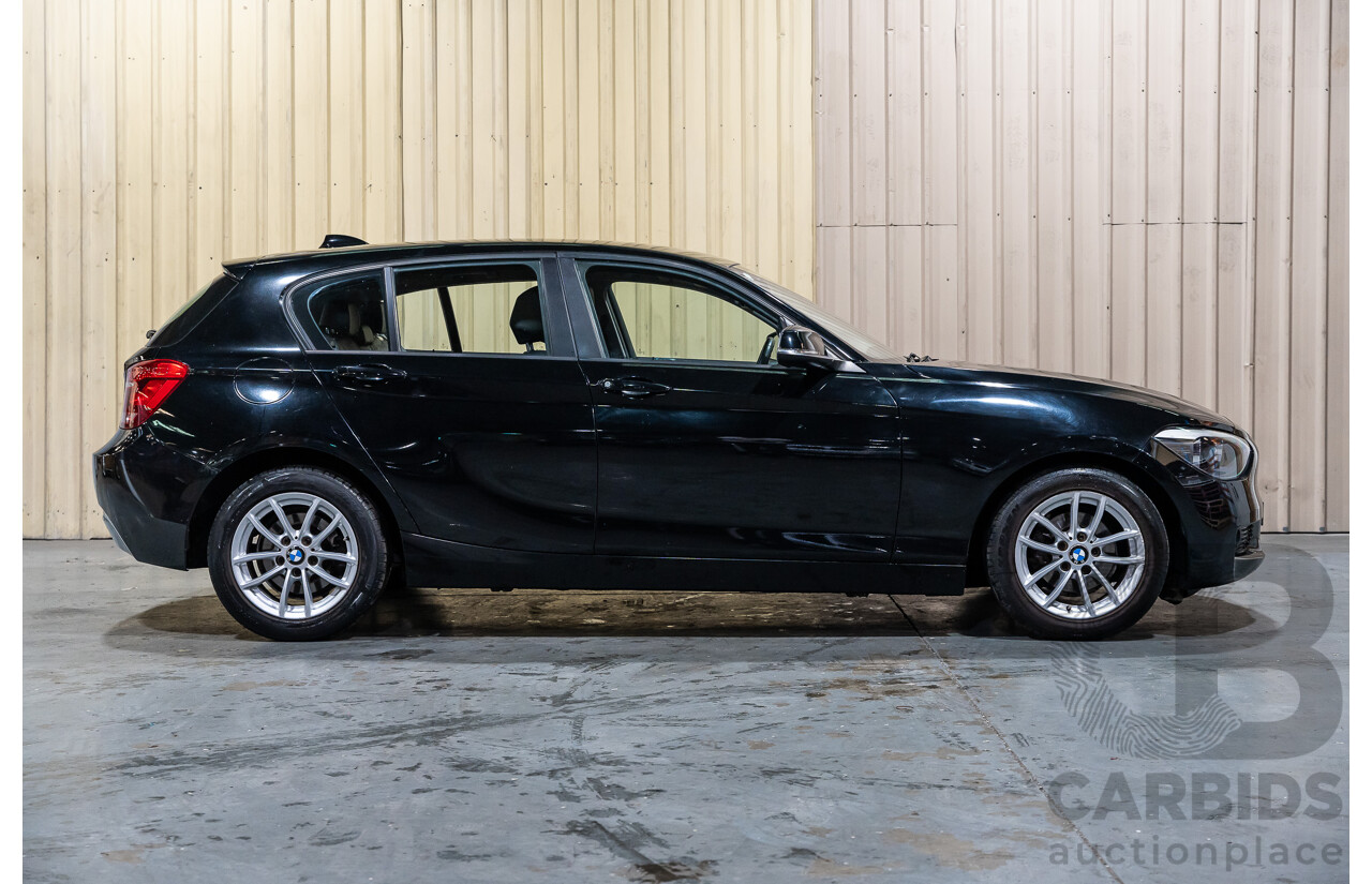 6/2013 BMW 116i F20 5d Hatchback Black Turbo 1.6L