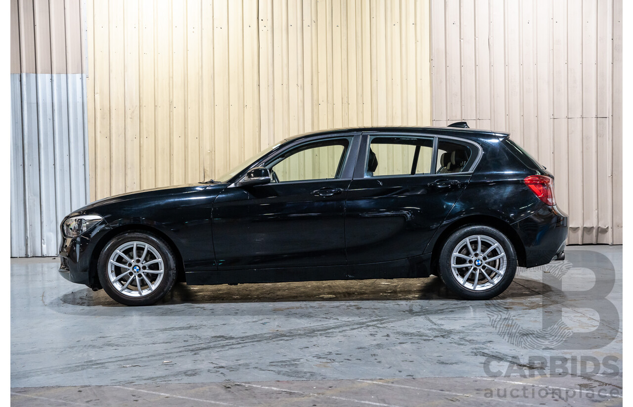 6/2013 BMW 116i F20 5d Hatchback Black Turbo 1.6L