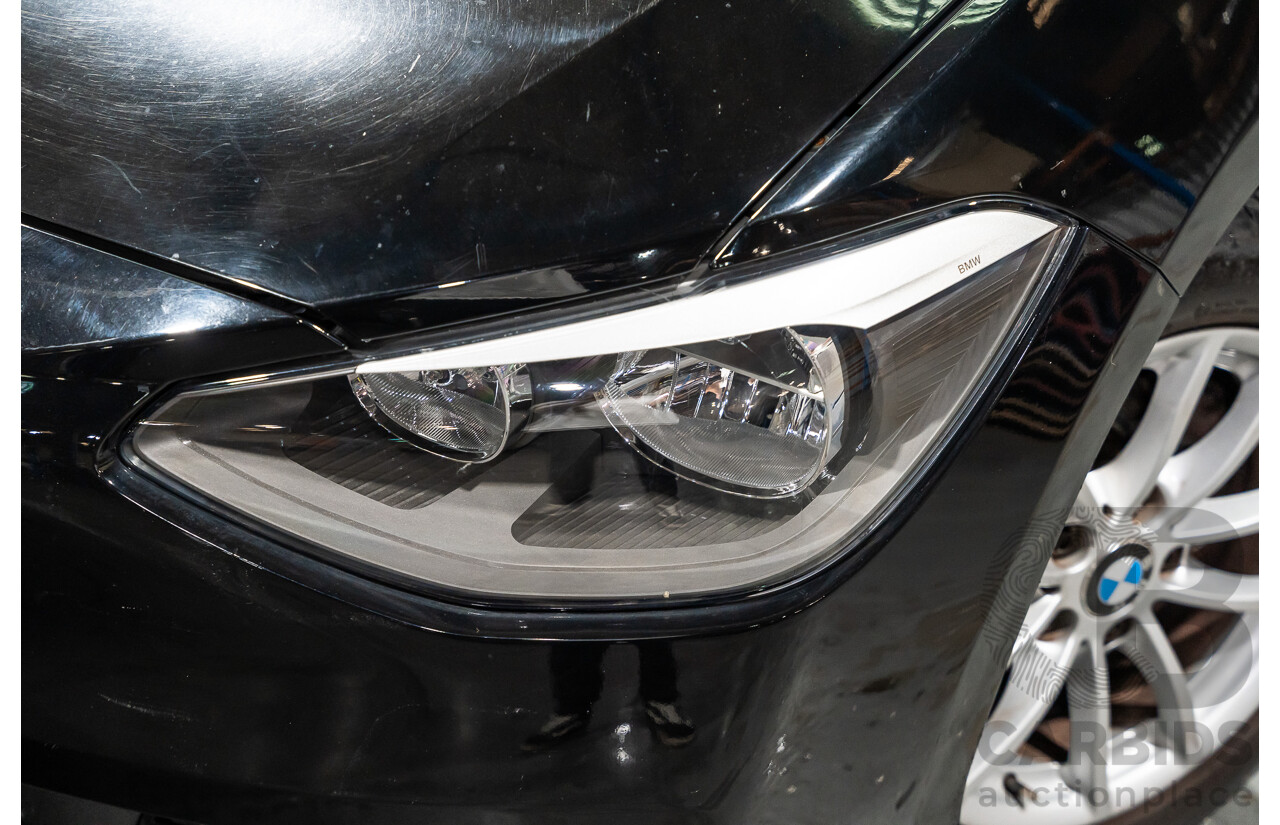 6/2013 BMW 116i F20 5d Hatchback Black Turbo 1.6L