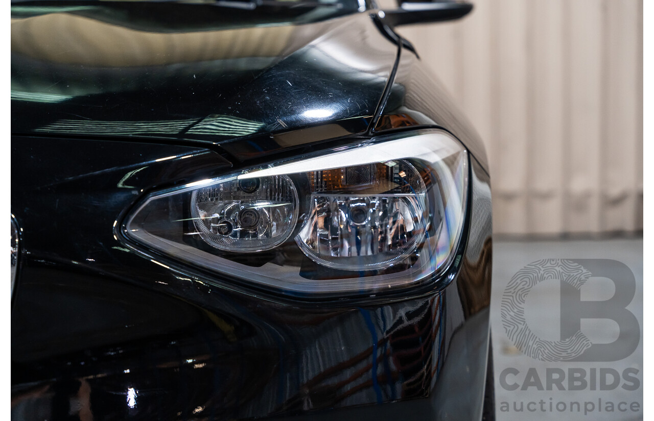 6/2013 BMW 116i F20 5d Hatchback Black Turbo 1.6L