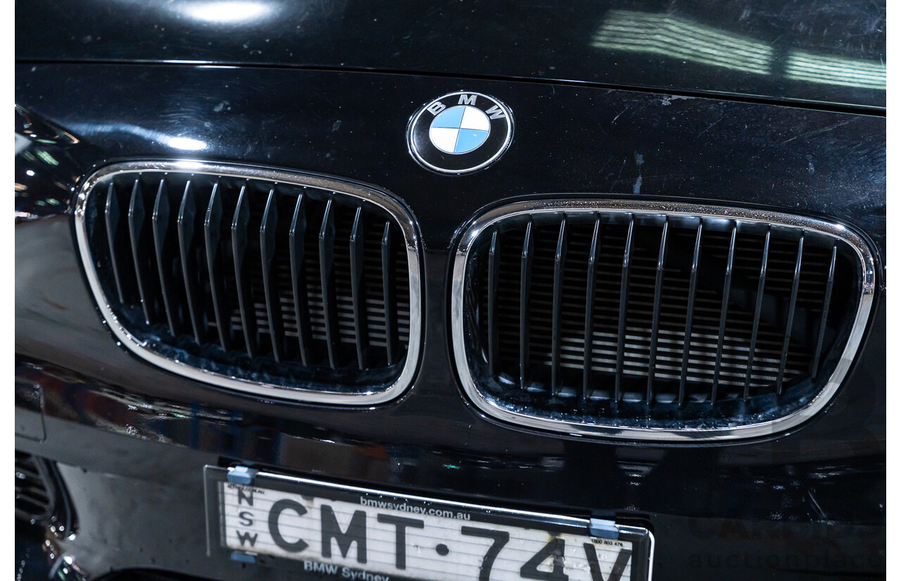 6/2013 BMW 116i F20 5d Hatchback Black Turbo 1.6L