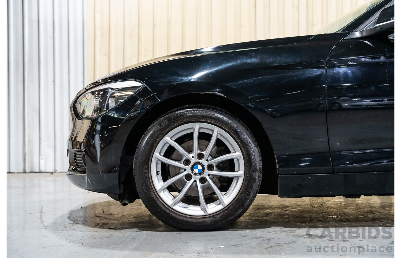 6/2013 BMW 116i F20 5d Hatchback Black Turbo 1.6L