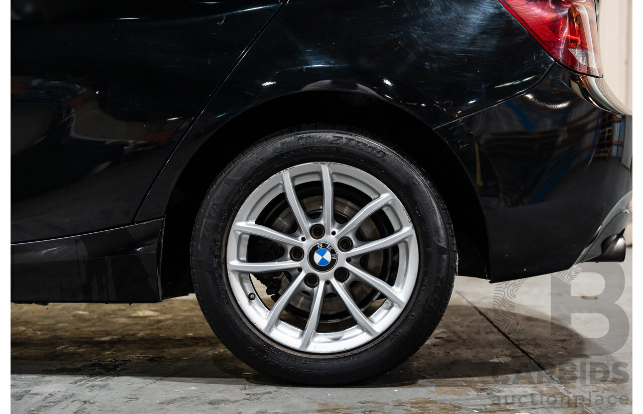 6/2013 BMW 116i F20 5d Hatchback Black Turbo 1.6L
