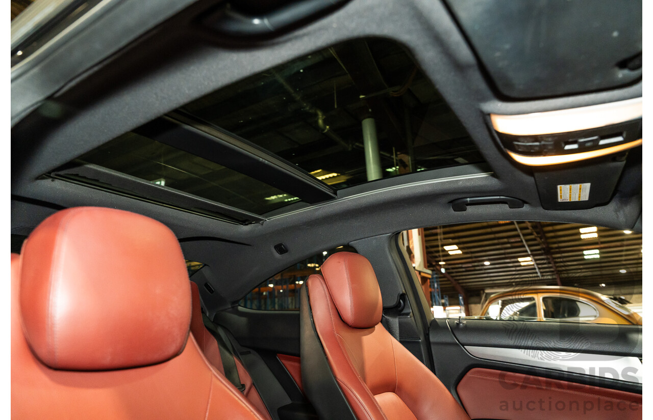 8/2011 Mercedes Benz C250 CDI BE AMG Package W204 MY11 2d Coupe Magnetite Black Metallic Turbo Diesel 2.1L