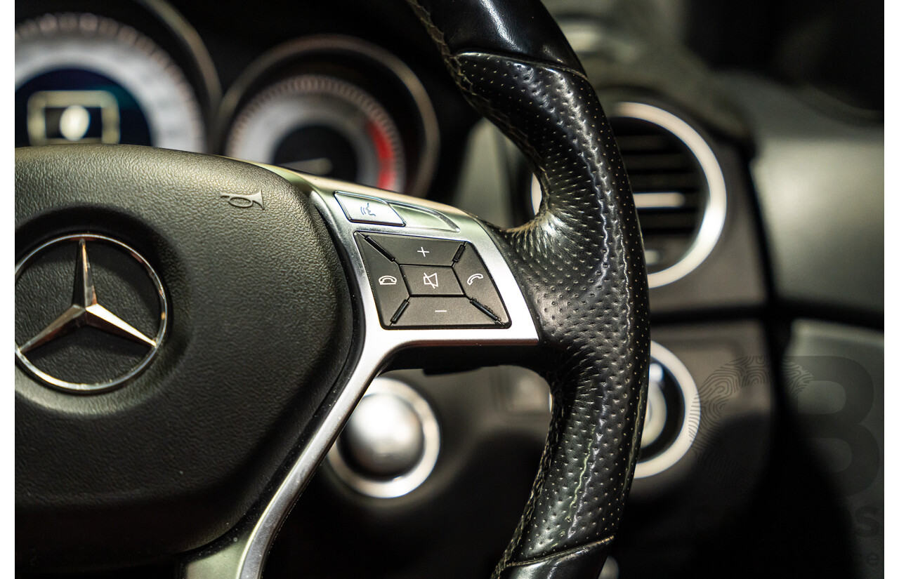 8/2011 Mercedes Benz C250 CDI BE AMG Package W204 MY11 2d Coupe Magnetite Black Metallic Turbo Diesel 2.1L