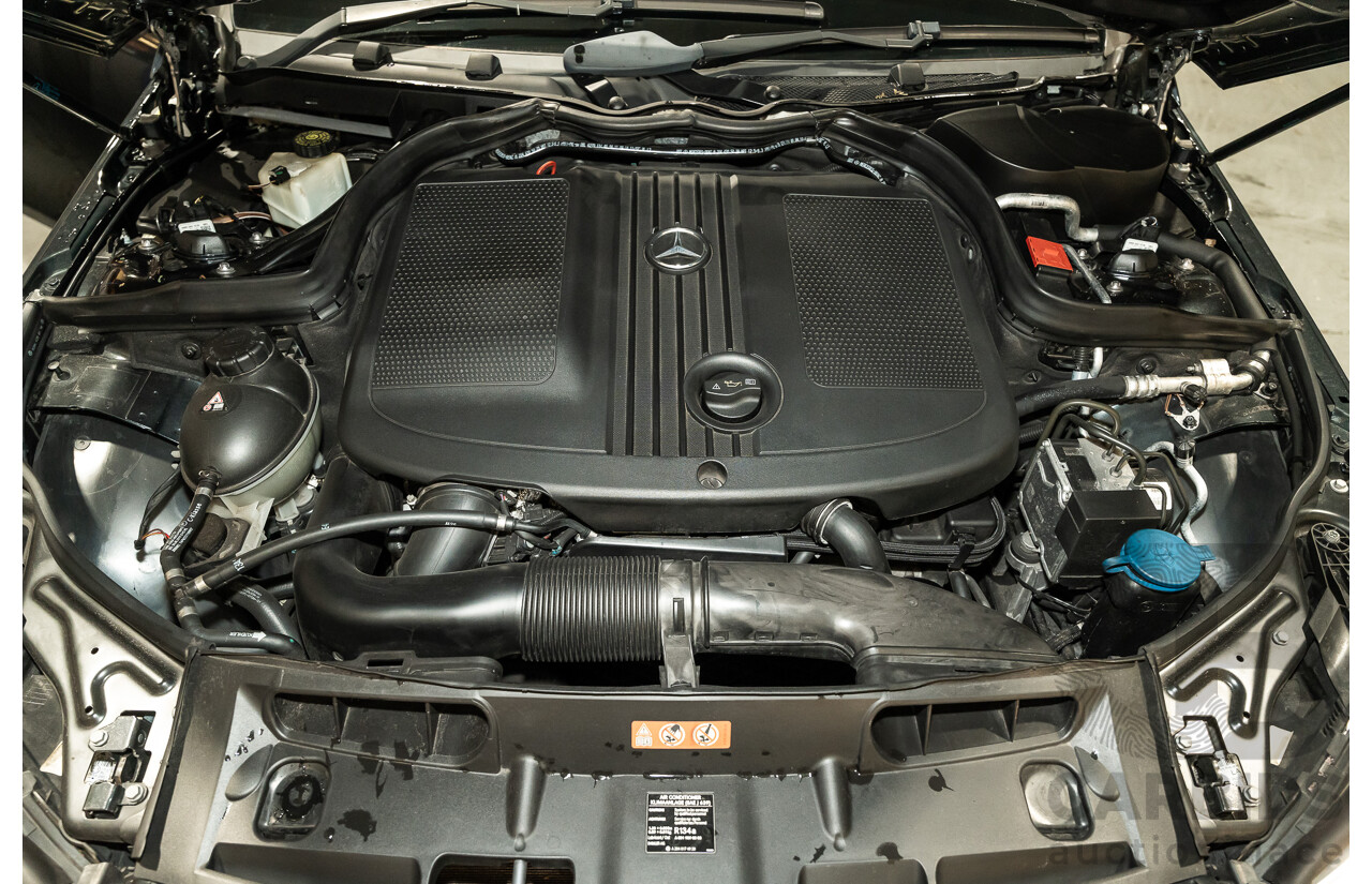 8/2011 Mercedes Benz C250 CDI BE AMG Package W204 MY11 2d Coupe Magnetite Black Metallic Turbo Diesel 2.1L