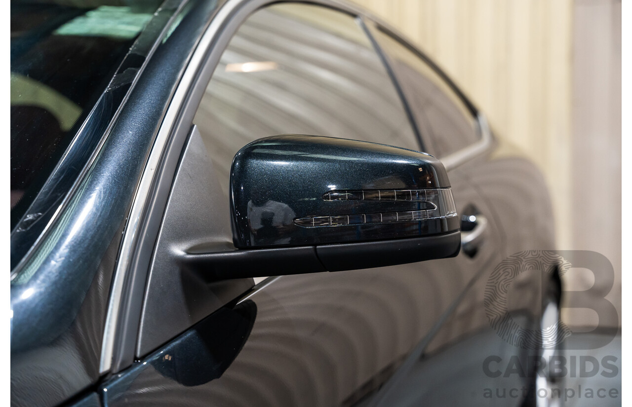 8/2011 Mercedes Benz C250 CDI BE AMG Package W204 MY11 2d Coupe Magnetite Black Metallic Turbo Diesel 2.1L