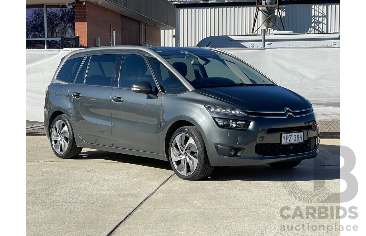 09/2015 Citroen Grand C4 PICASSO EXCLUSIVE FWD B7 MY15 4D Wagon Grey 2.0L