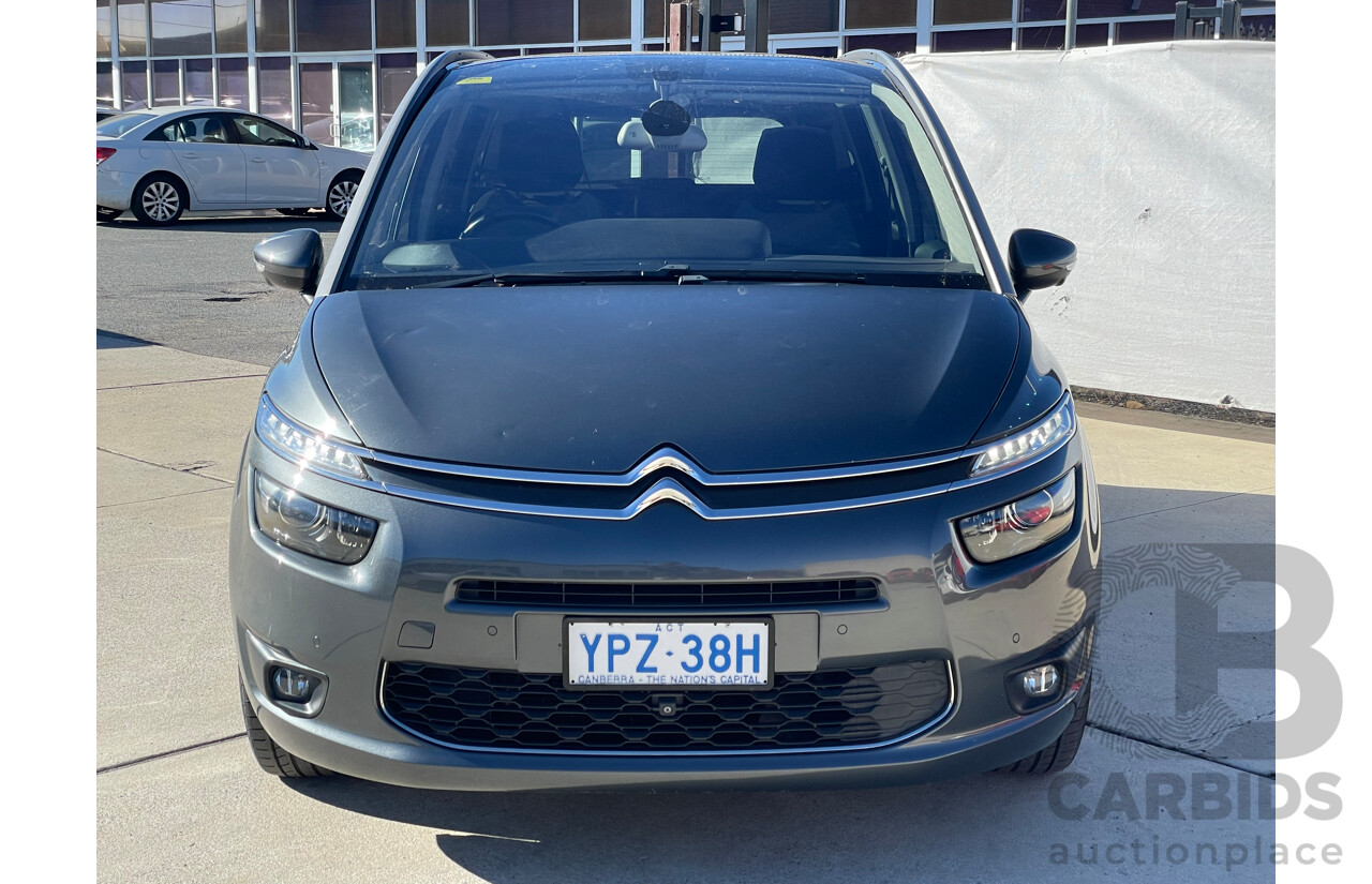 09/2015 Citroen Grand C4 PICASSO EXCLUSIVE FWD B7 MY15 4D Wagon Grey 2.0L