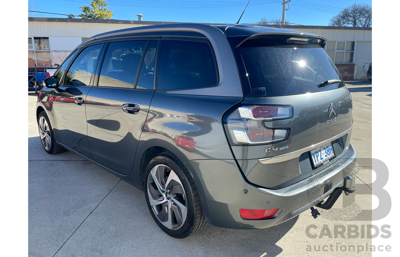 09/2015 Citroen Grand C4 PICASSO EXCLUSIVE FWD B7 MY15 4D Wagon Grey 2.0L