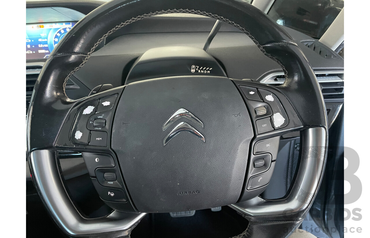 09/2015 Citroen Grand C4 PICASSO EXCLUSIVE FWD B7 MY15 4D Wagon Grey 2.0L