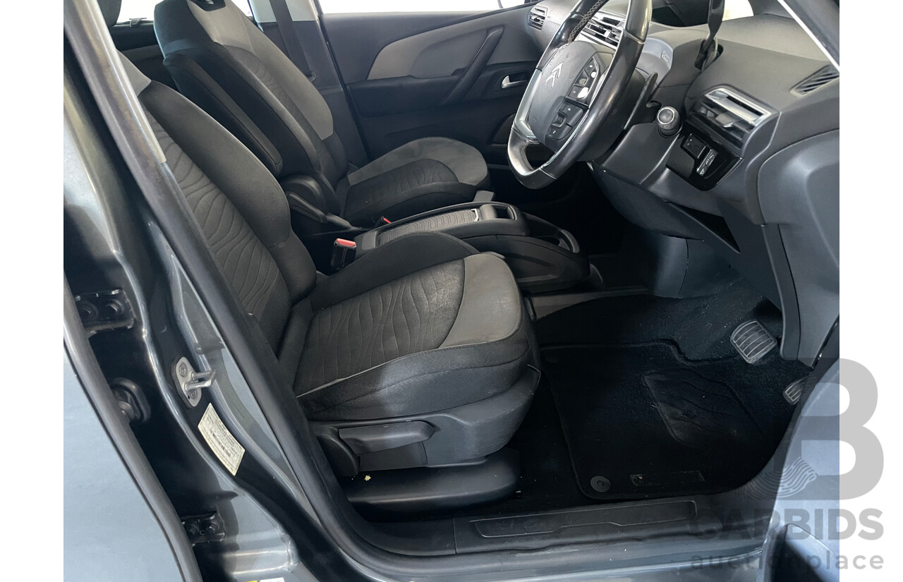 09/2015 Citroen Grand C4 PICASSO EXCLUSIVE FWD B7 MY15 4D Wagon Grey 2.0L
