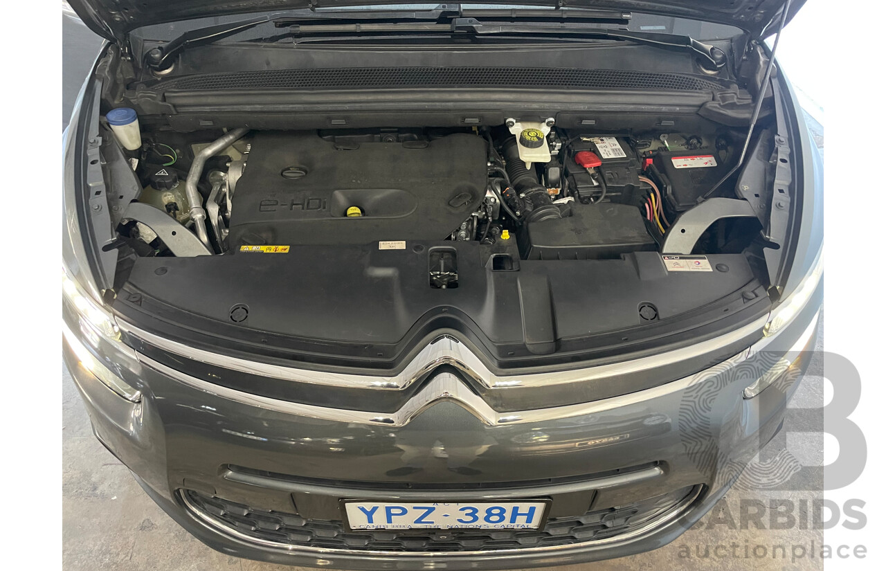 09/2015 Citroen Grand C4 PICASSO EXCLUSIVE FWD B7 MY15 4D Wagon Grey 2.0L