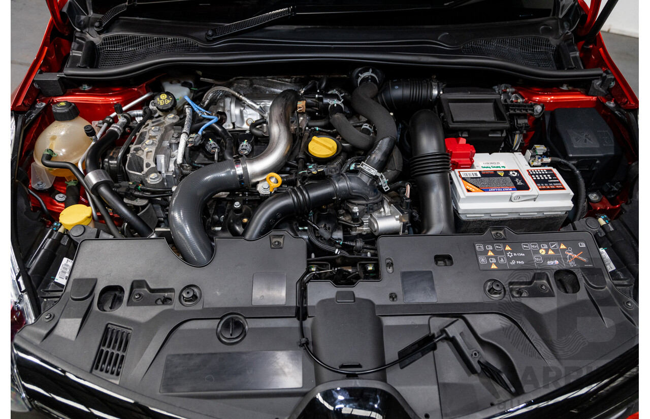 10/2017 Renault Clio RS 200 CUP Premium X98 5d Hatchback Metallic Flame Red Turbo 1.6L