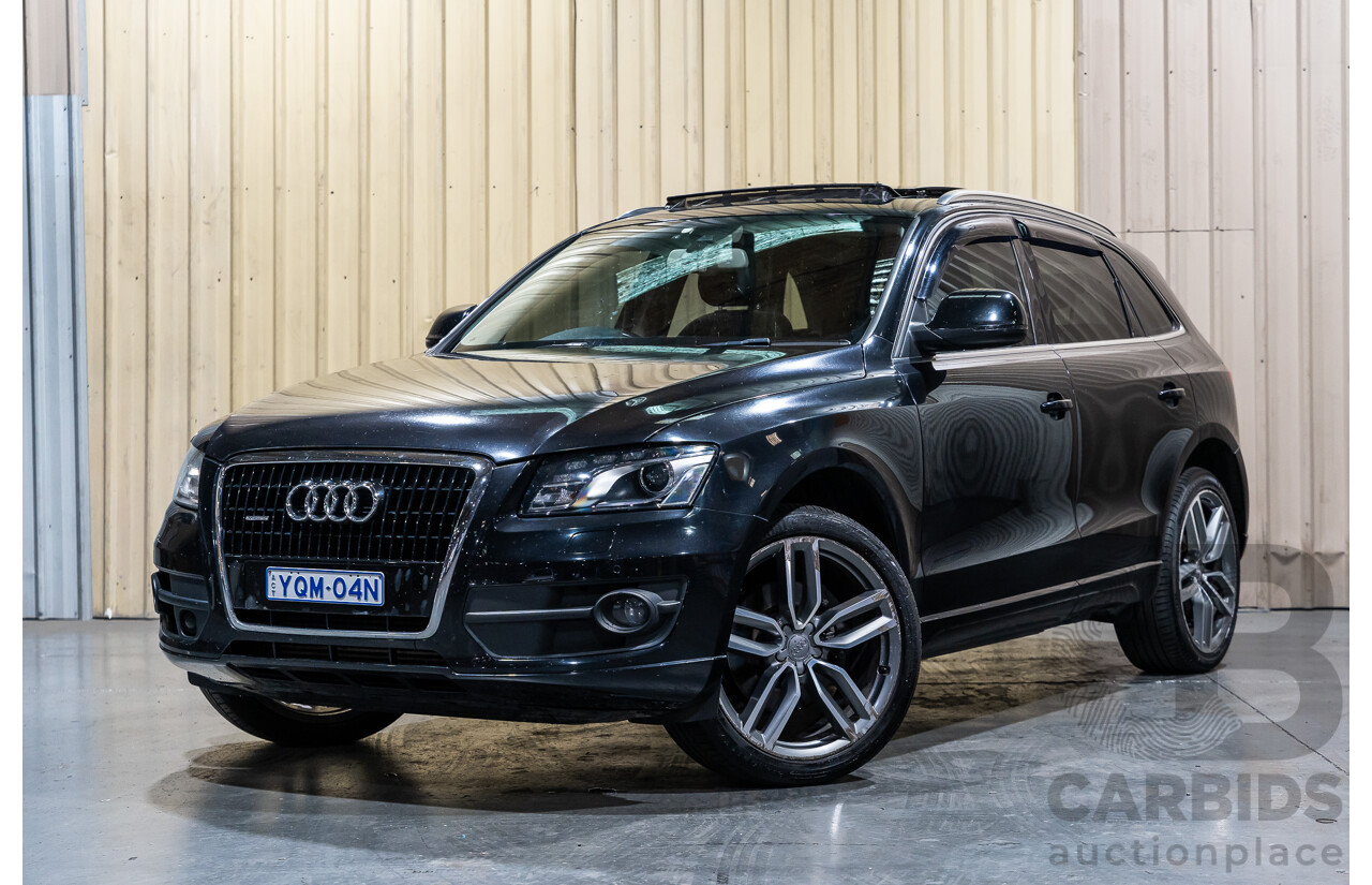 1/2011 Audi Q5 3.0 TDI Quattro (AWD) 8R MY11 4d Wagon Metallic Black Turbo Diesel V6 3.0L