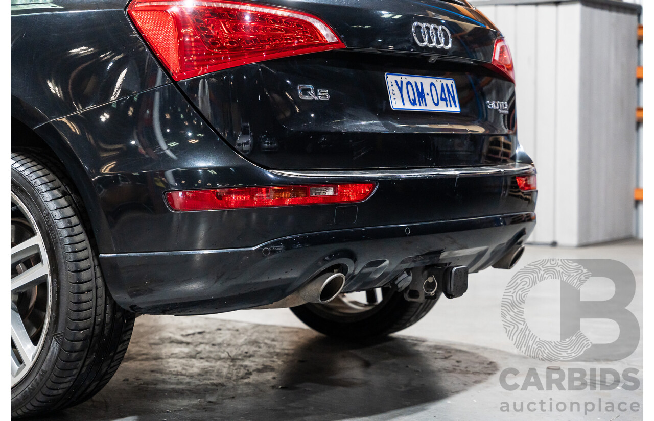 1/2011 Audi Q5 3.0 TDI Quattro (AWD) 8R MY11 4d Wagon Metallic Black Turbo Diesel V6 3.0L
