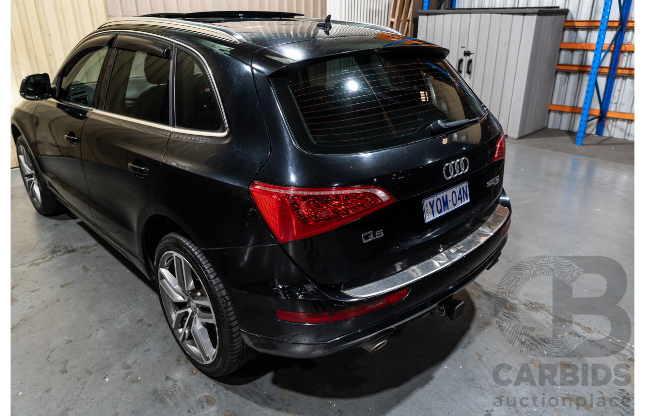 1/2011 Audi Q5 3.0 TDI Quattro (AWD) 8R MY11 4d Wagon Metallic Black Turbo Diesel V6 3.0L