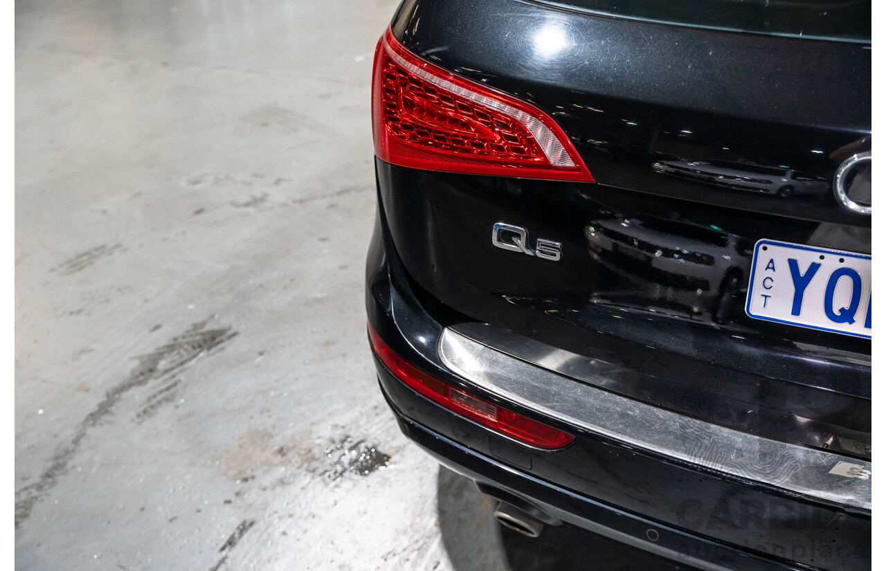 1/2011 Audi Q5 3.0 TDI Quattro (AWD) 8R MY11 4d Wagon Metallic Black Turbo Diesel V6 3.0L