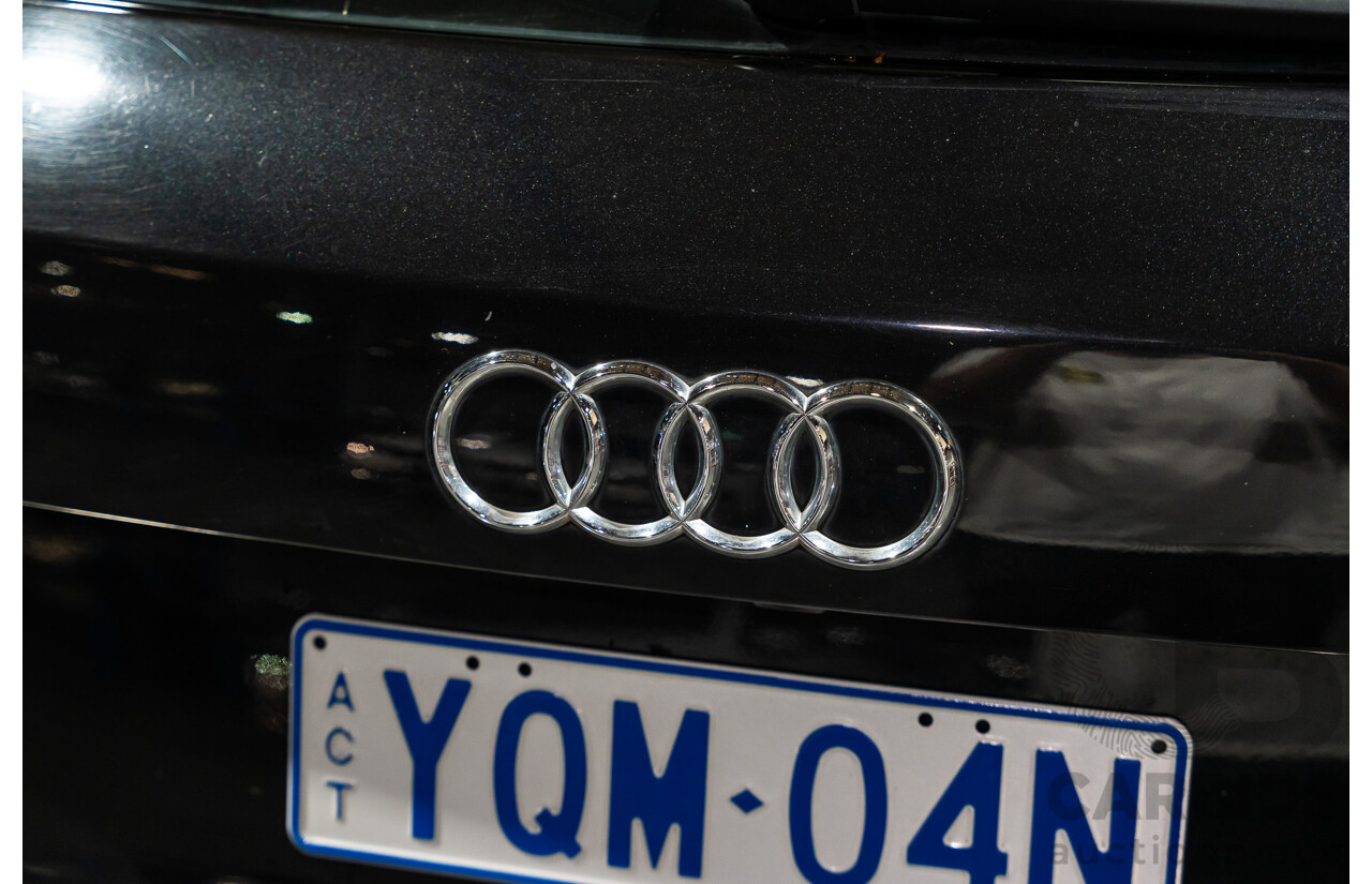 1/2011 Audi Q5 3.0 TDI Quattro (AWD) 8R MY11 4d Wagon Metallic Black Turbo Diesel V6 3.0L