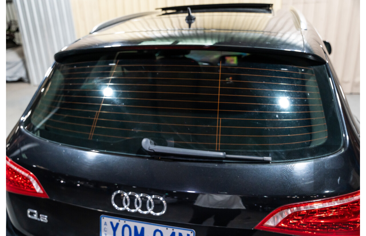 1/2011 Audi Q5 3.0 TDI Quattro (AWD) 8R MY11 4d Wagon Metallic Black Turbo Diesel V6 3.0L