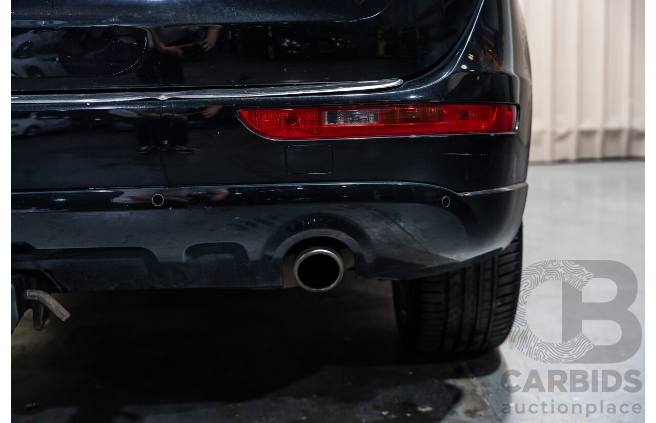 1/2011 Audi Q5 3.0 TDI Quattro (AWD) 8R MY11 4d Wagon Metallic Black Turbo Diesel V6 3.0L