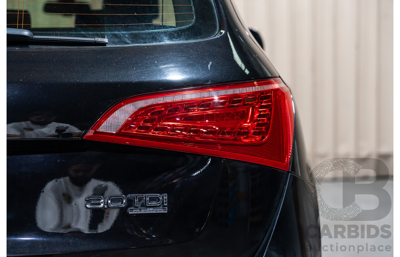 1/2011 Audi Q5 3.0 TDI Quattro (AWD) 8R MY11 4d Wagon Metallic Black Turbo Diesel V6 3.0L