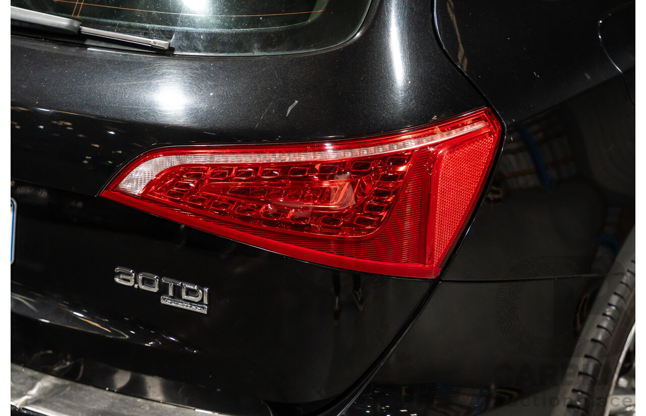 1/2011 Audi Q5 3.0 TDI Quattro (AWD) 8R MY11 4d Wagon Metallic Black Turbo Diesel V6 3.0L