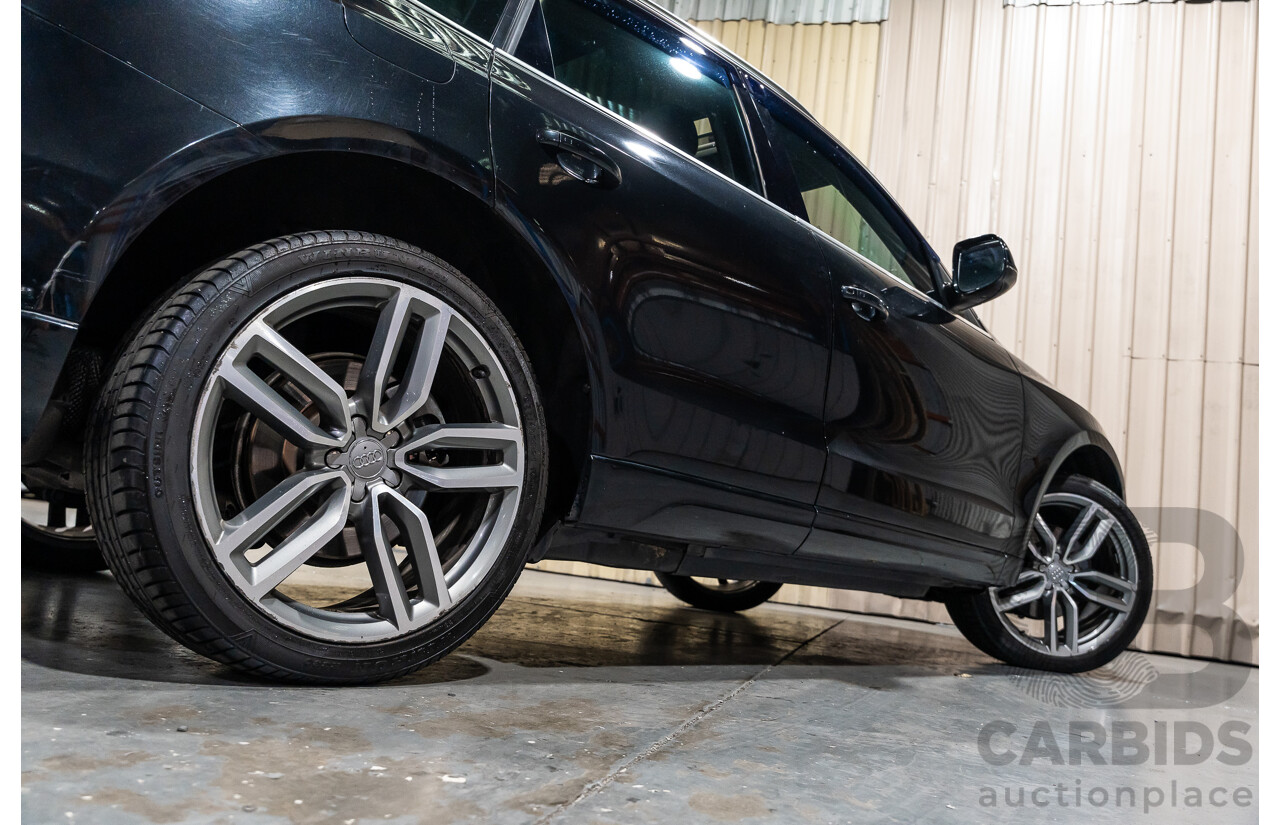 1/2011 Audi Q5 3.0 TDI Quattro (AWD) 8R MY11 4d Wagon Metallic Black Turbo Diesel V6 3.0L