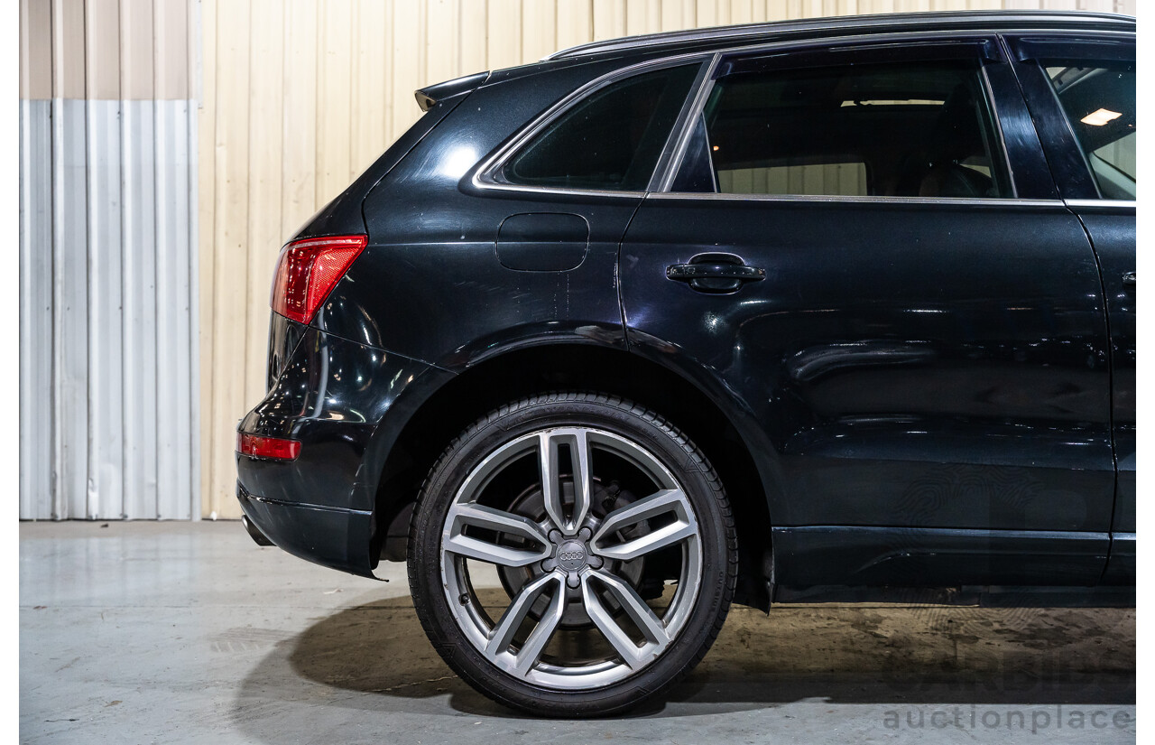 1/2011 Audi Q5 3.0 TDI Quattro (AWD) 8R MY11 4d Wagon Metallic Black Turbo Diesel V6 3.0L