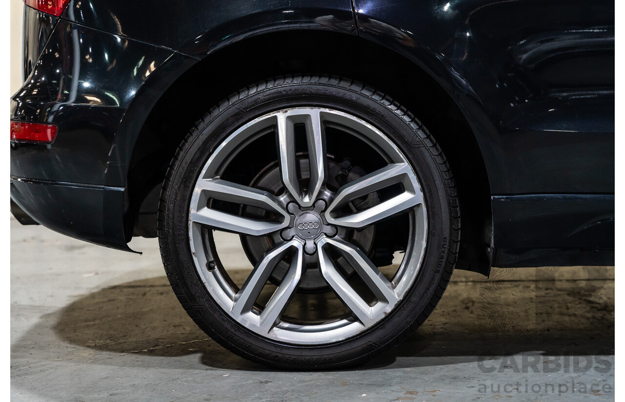 1/2011 Audi Q5 3.0 TDI Quattro (AWD) 8R MY11 4d Wagon Metallic Black Turbo Diesel V6 3.0L