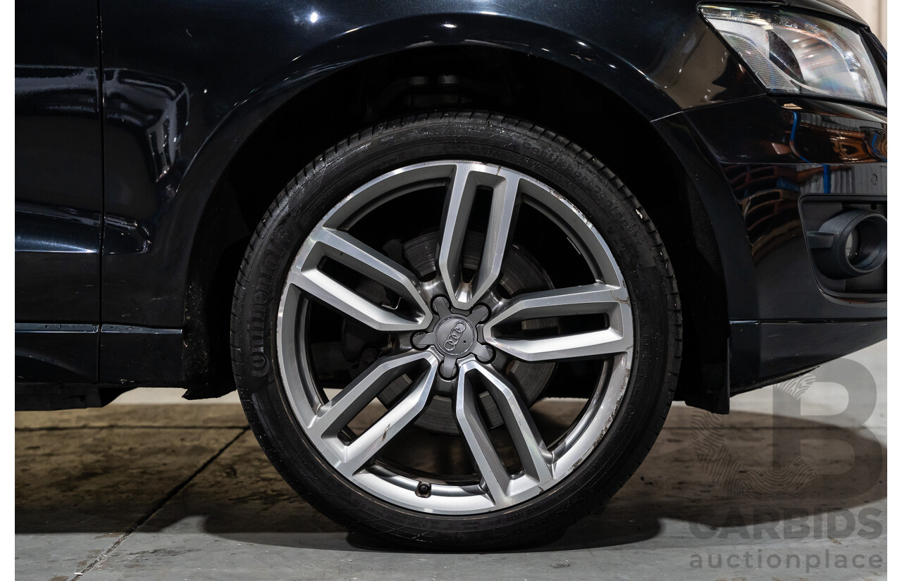 1/2011 Audi Q5 3.0 TDI Quattro (AWD) 8R MY11 4d Wagon Metallic Black Turbo Diesel V6 3.0L