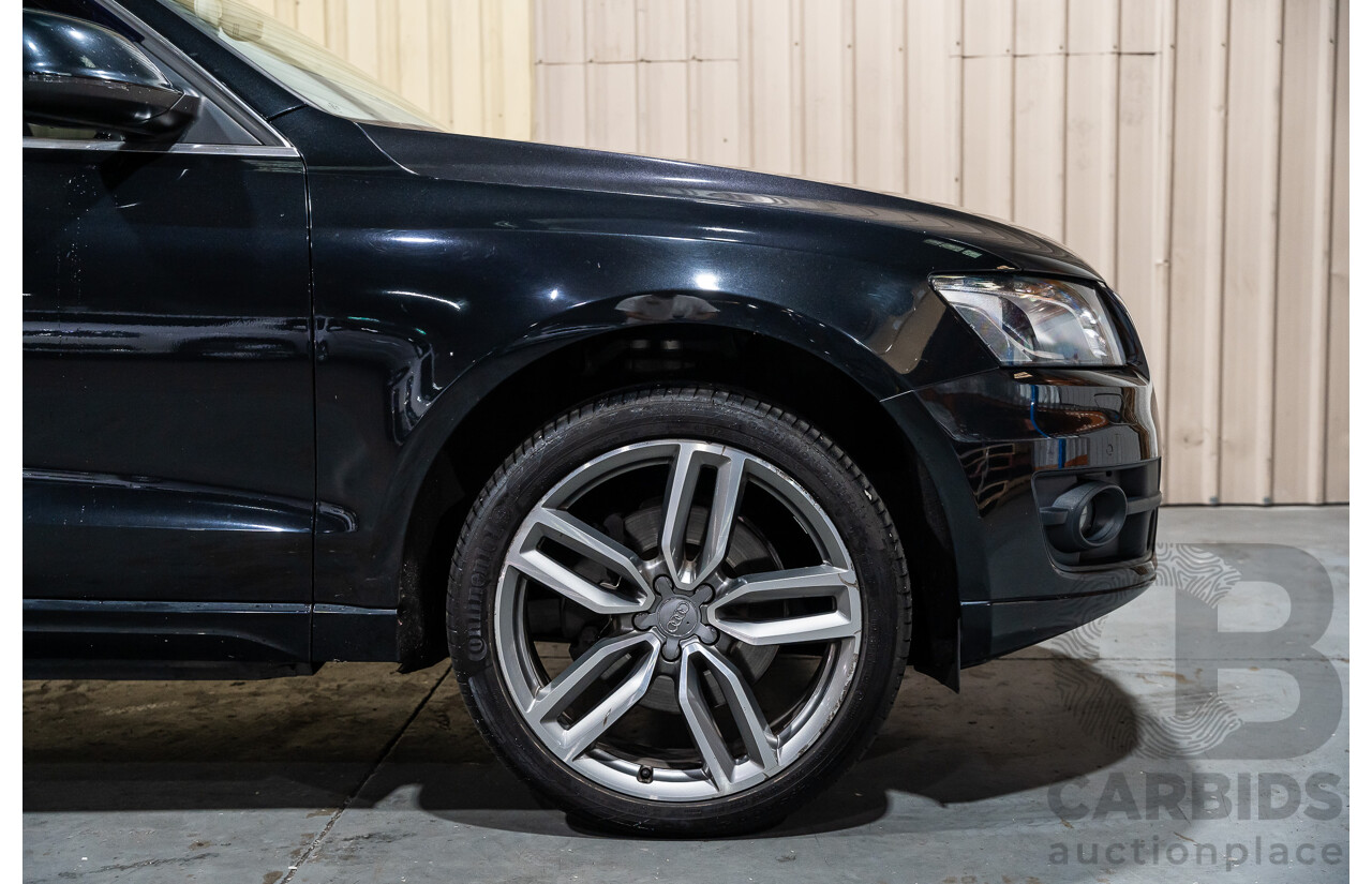 1/2011 Audi Q5 3.0 TDI Quattro (AWD) 8R MY11 4d Wagon Metallic Black Turbo Diesel V6 3.0L