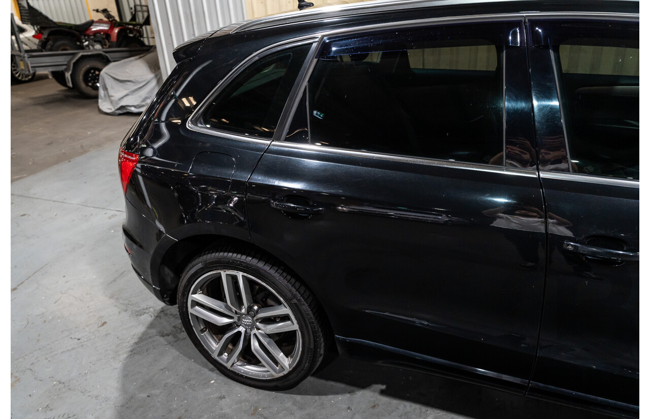 1/2011 Audi Q5 3.0 TDI Quattro (AWD) 8R MY11 4d Wagon Metallic Black Turbo Diesel V6 3.0L
