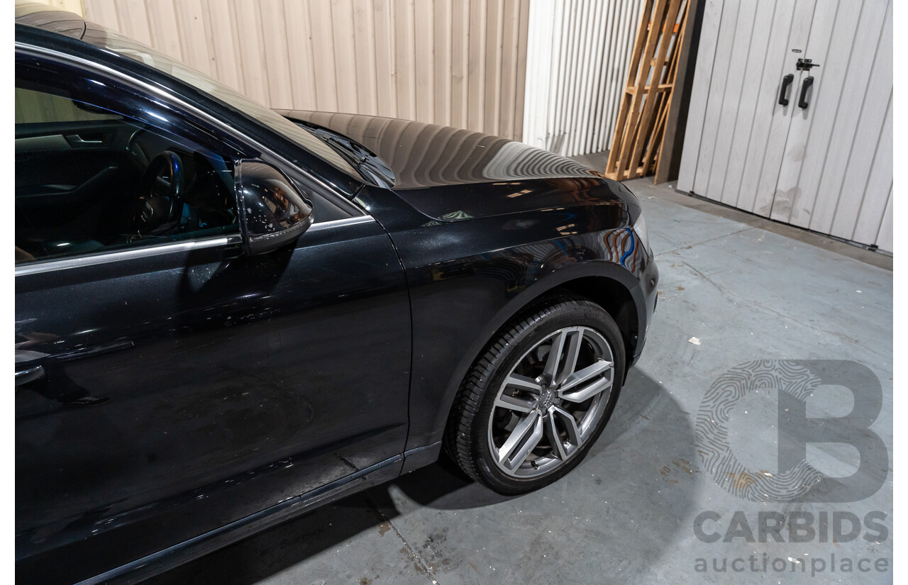 1/2011 Audi Q5 3.0 TDI Quattro (AWD) 8R MY11 4d Wagon Metallic Black Turbo Diesel V6 3.0L