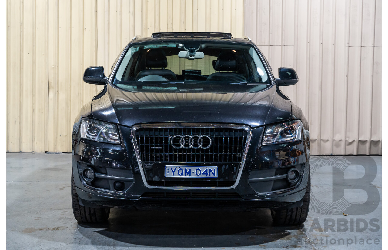 1/2011 Audi Q5 3.0 TDI Quattro (AWD) 8R MY11 4d Wagon Metallic Black Turbo Diesel V6 3.0L