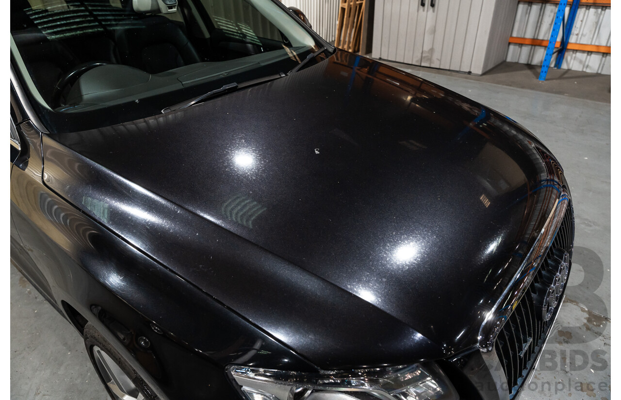 1/2011 Audi Q5 3.0 TDI Quattro (AWD) 8R MY11 4d Wagon Metallic Black Turbo Diesel V6 3.0L