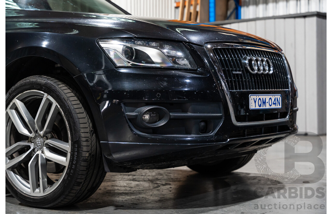 1/2011 Audi Q5 3.0 TDI Quattro (AWD) 8R MY11 4d Wagon Metallic Black Turbo Diesel V6 3.0L