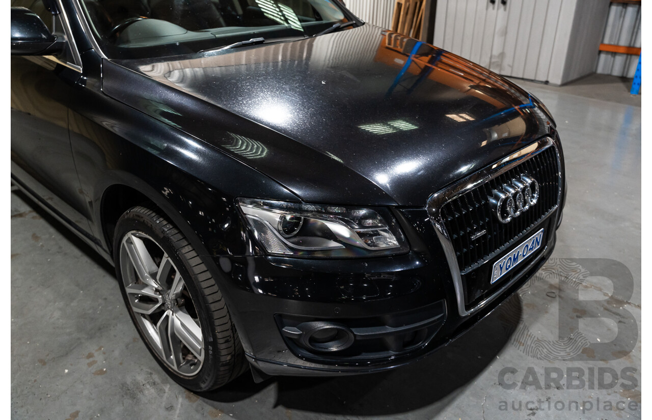 1/2011 Audi Q5 3.0 TDI Quattro (AWD) 8R MY11 4d Wagon Metallic Black Turbo Diesel V6 3.0L