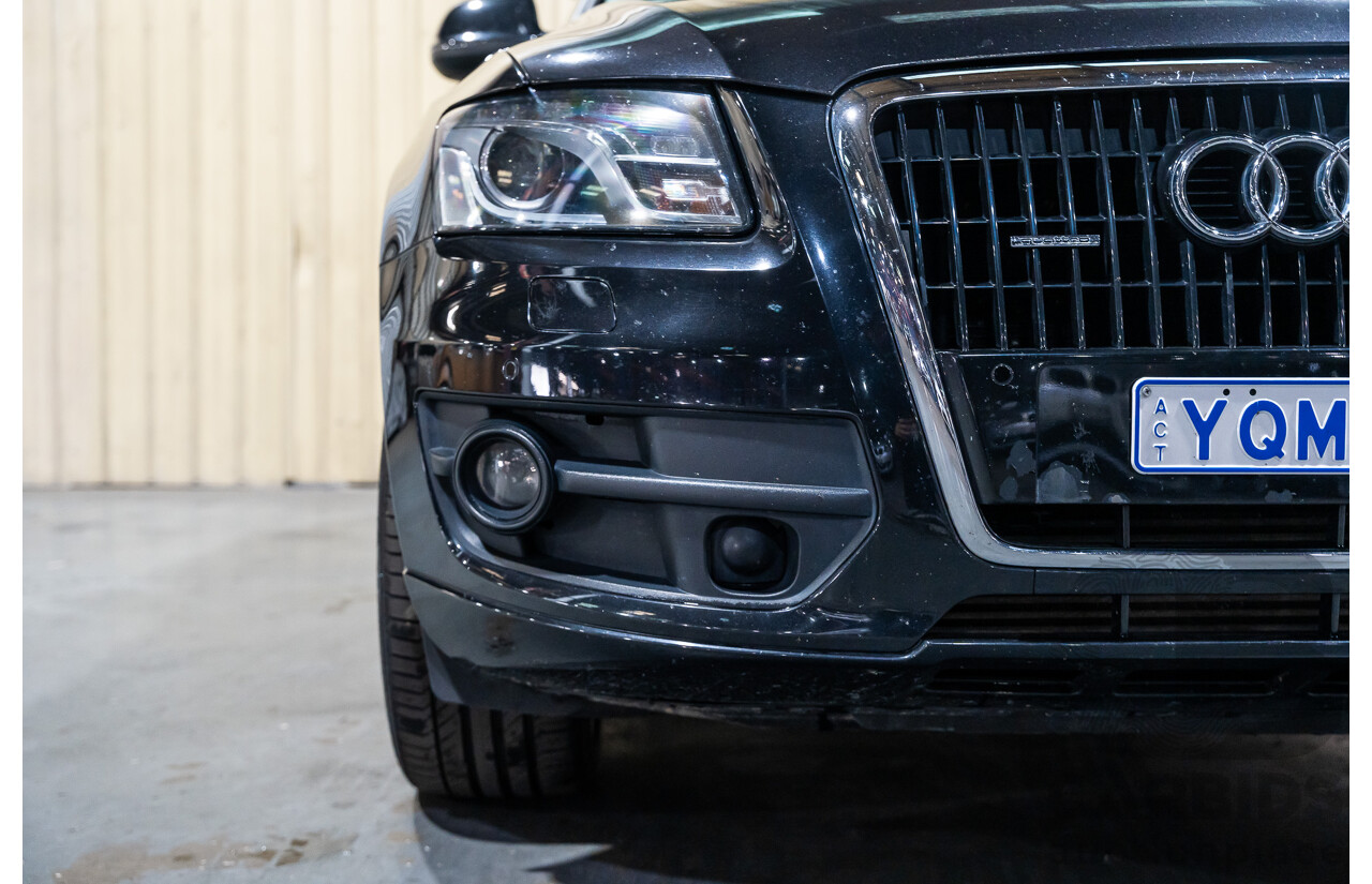 1/2011 Audi Q5 3.0 TDI Quattro (AWD) 8R MY11 4d Wagon Metallic Black Turbo Diesel V6 3.0L