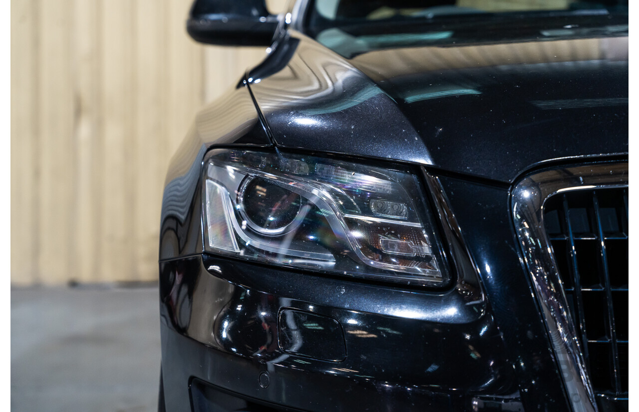 1/2011 Audi Q5 3.0 TDI Quattro (AWD) 8R MY11 4d Wagon Metallic Black Turbo Diesel V6 3.0L