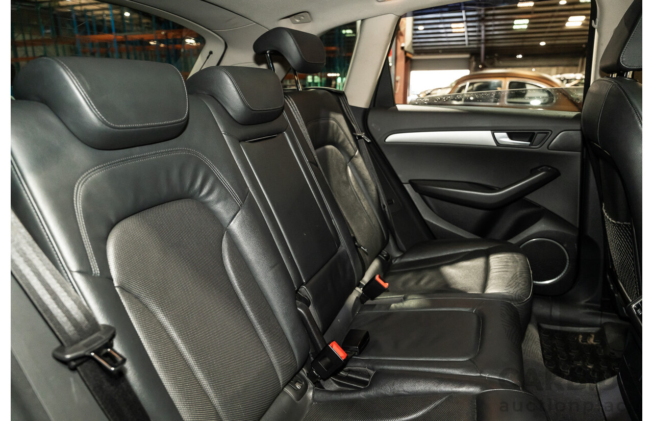 1/2011 Audi Q5 3.0 TDI Quattro (AWD) 8R MY11 4d Wagon Metallic Black Turbo Diesel V6 3.0L